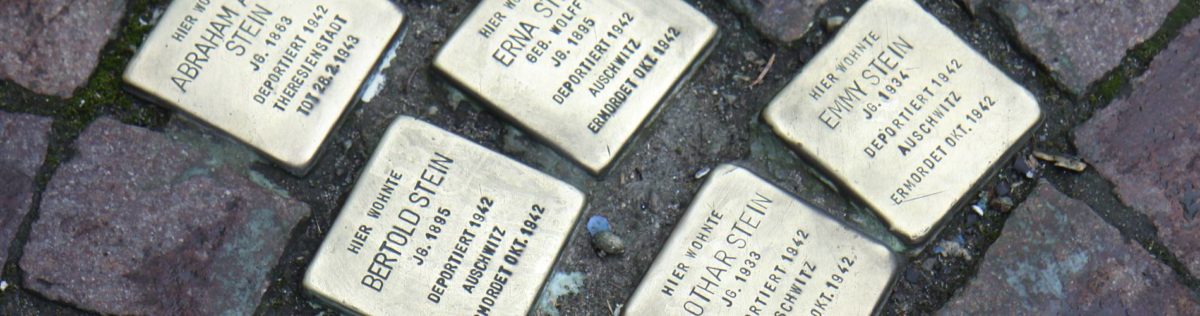 Aktion „Frühjahrsputz der Stolpersteine“ in Seligenstadt