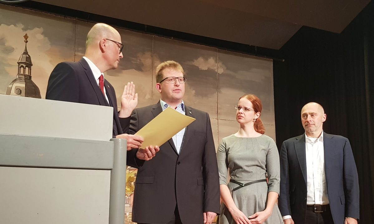 Michael Gerheim als Erster Stadtrat eingeführt