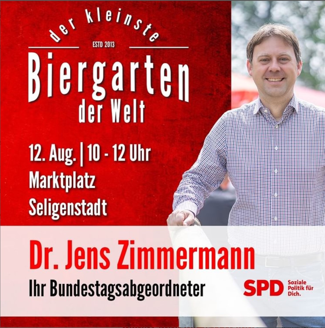 Der kleinste Biergarten der Welt mit Dr. Jens Zimmermann