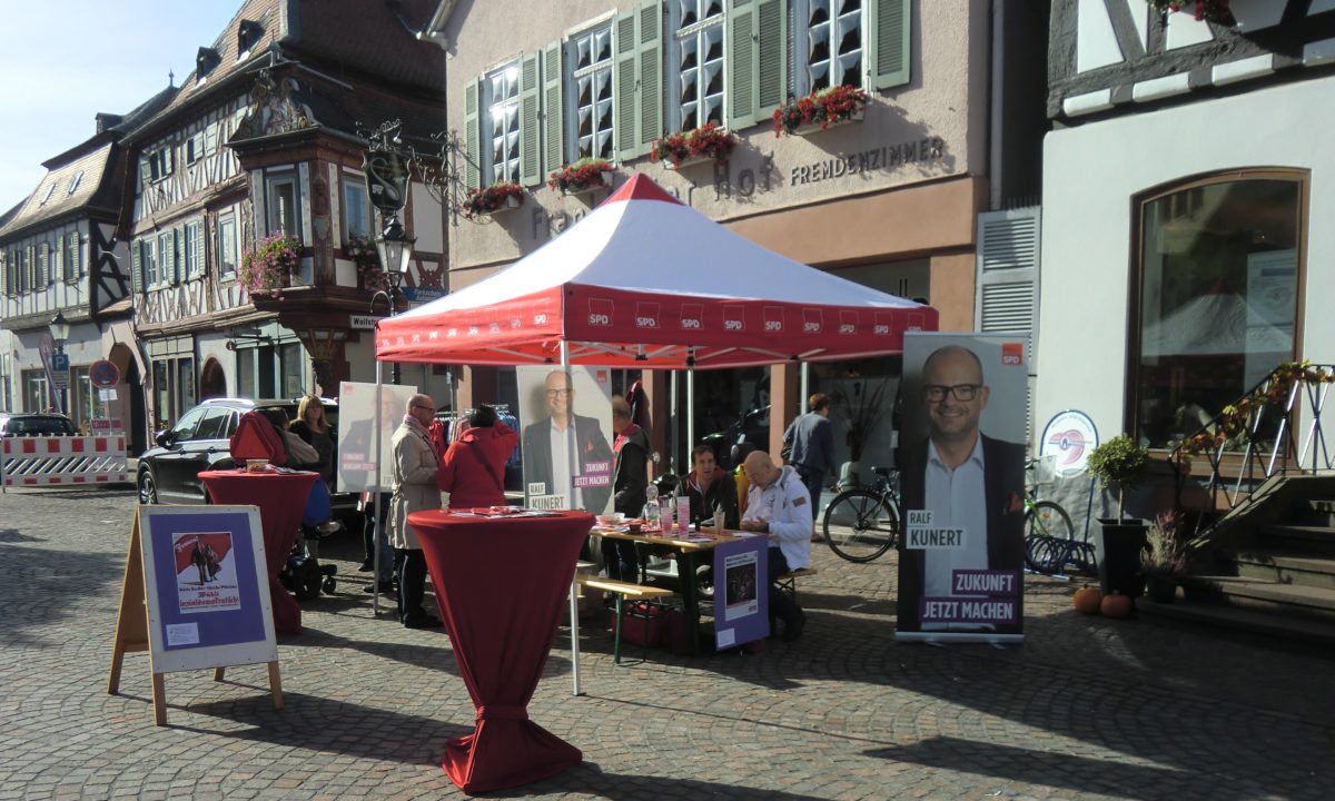 Infostand 100 Jahre Frauenwahlrecht in Deutschland