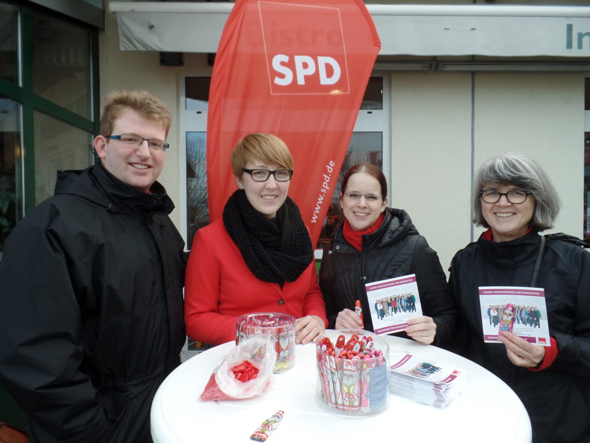 Infostand zur Kommunalwahl in Klein-Welzheim