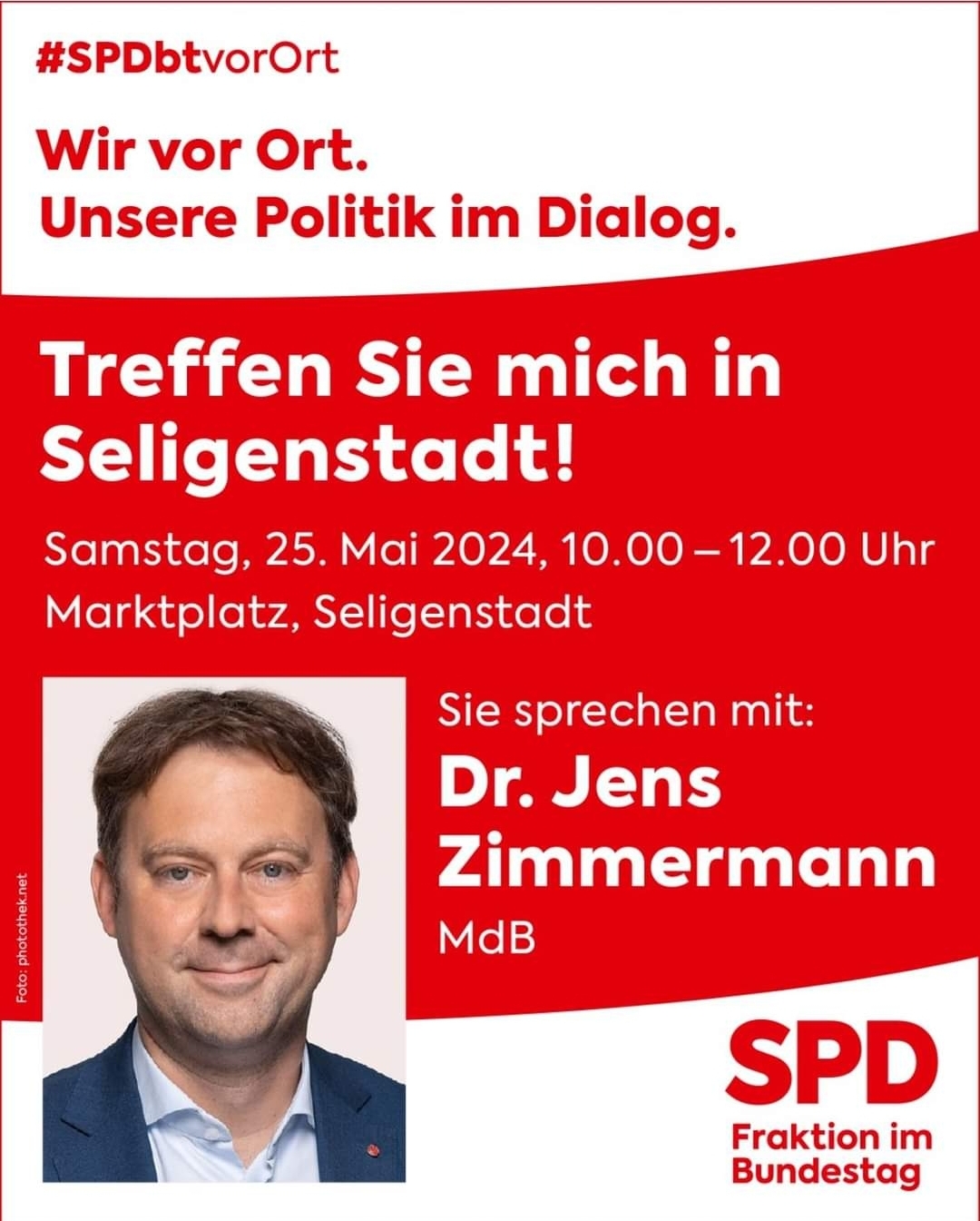 Dialogtour der Bundestagsfraktion am 25.5. mit Dr. Zimmermann