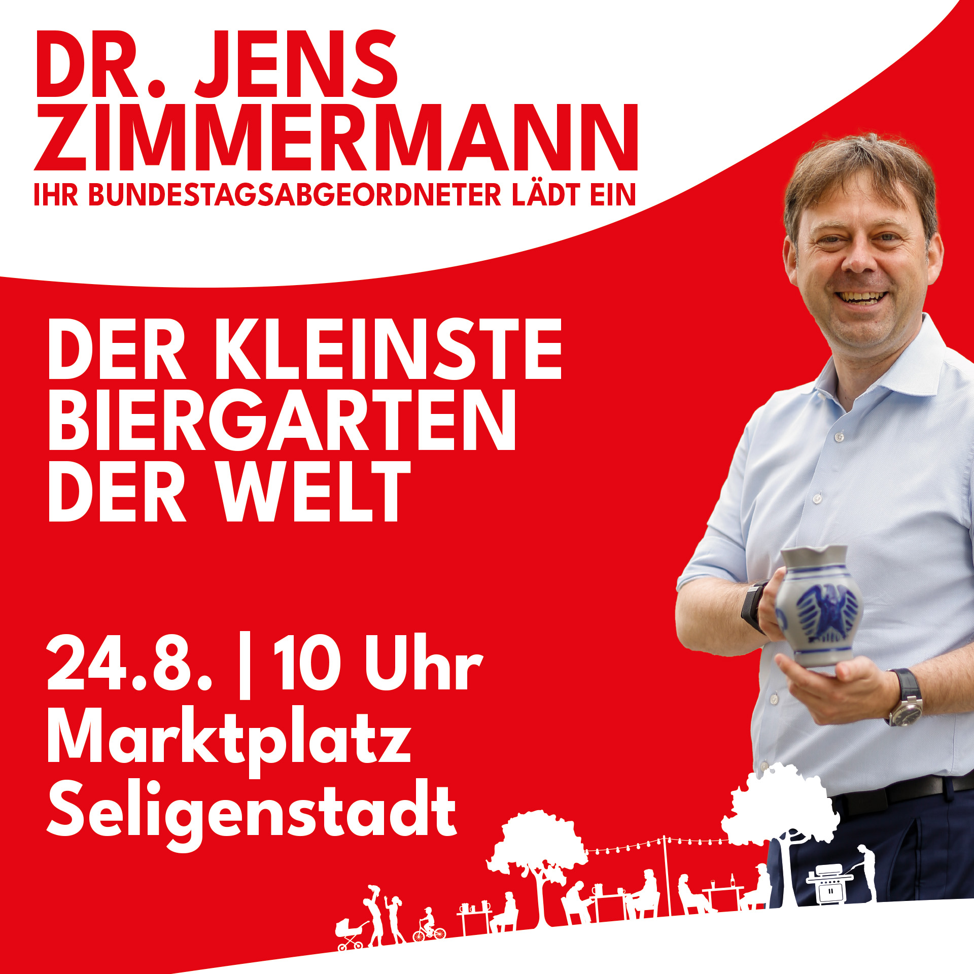 „Kleinster Biergarten der Welt“