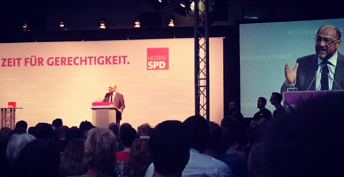 Martin Schulz in Offenbach – Seligenstädter mit dabei