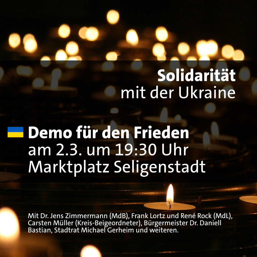 Demo gegen den Krieg in der Ukraine am 2.03.2022